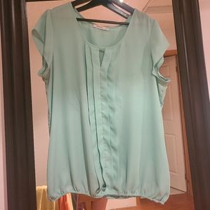 Rickis XL mint green blouse
